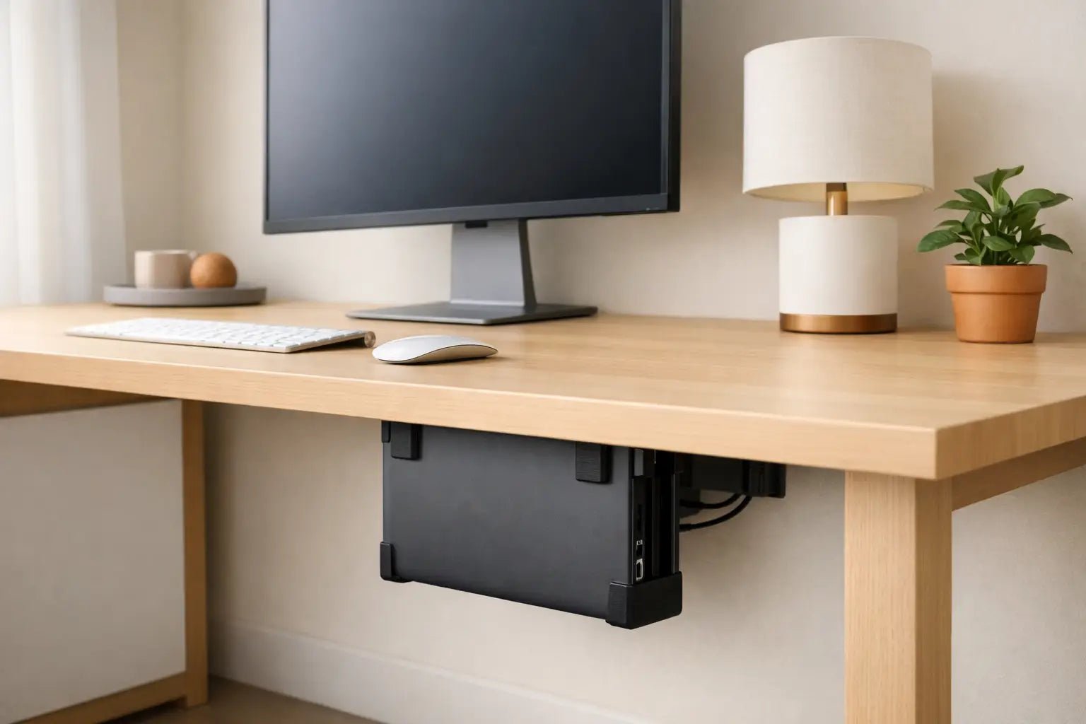 How to Hide MacBook on Desk Without Clutter - DockedByDesign
