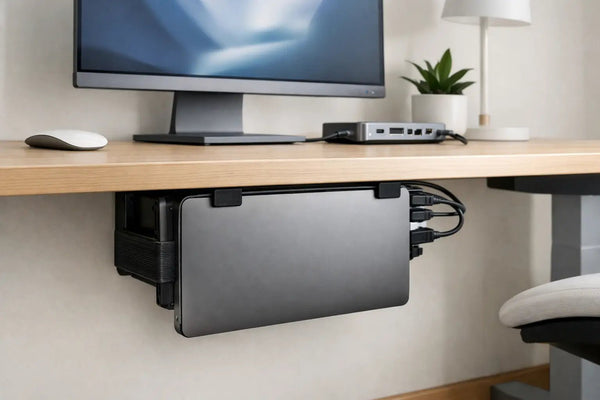 USB C Dock Mount for MacBook That Fits - DockedByDesign